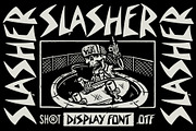Slasher Font, a Font by MightySHORT (Thumbnail 1 of 4)