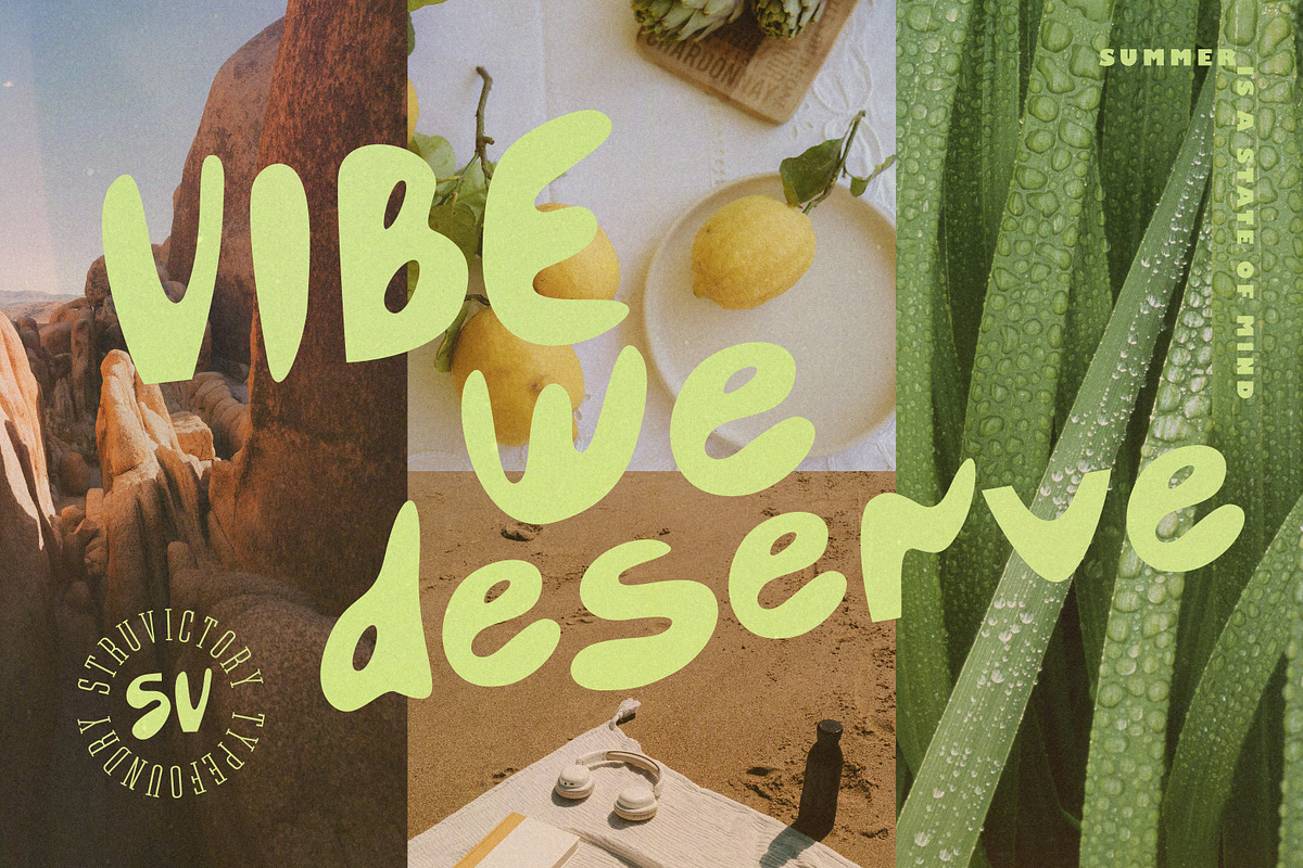 Coastal Mirage Playful Summer Sans, a Sans Serif Font by Struvictory.art (Photo 3 of 8)