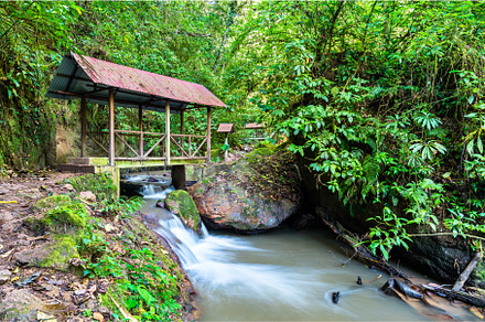 El Tirol waterfall in the jungle of, a Nature Photo by Leonid Andronov