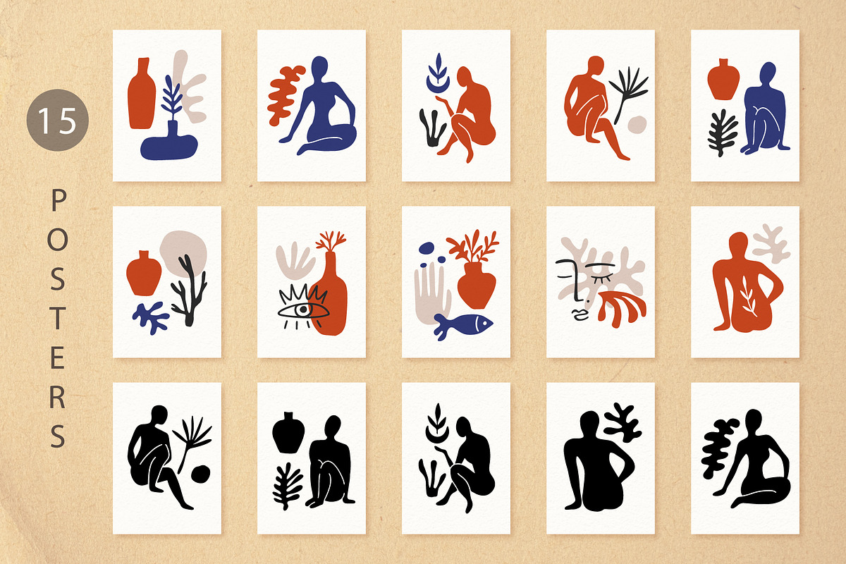 Matisse Bundle - Artwork Creator, a Background Graphic by Katrinelly (Photo 5 of 10)