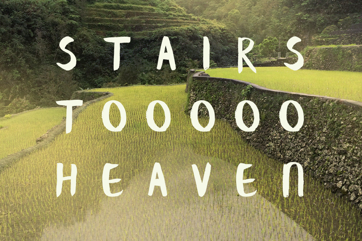 Banaue Handwritten brush font preview 6