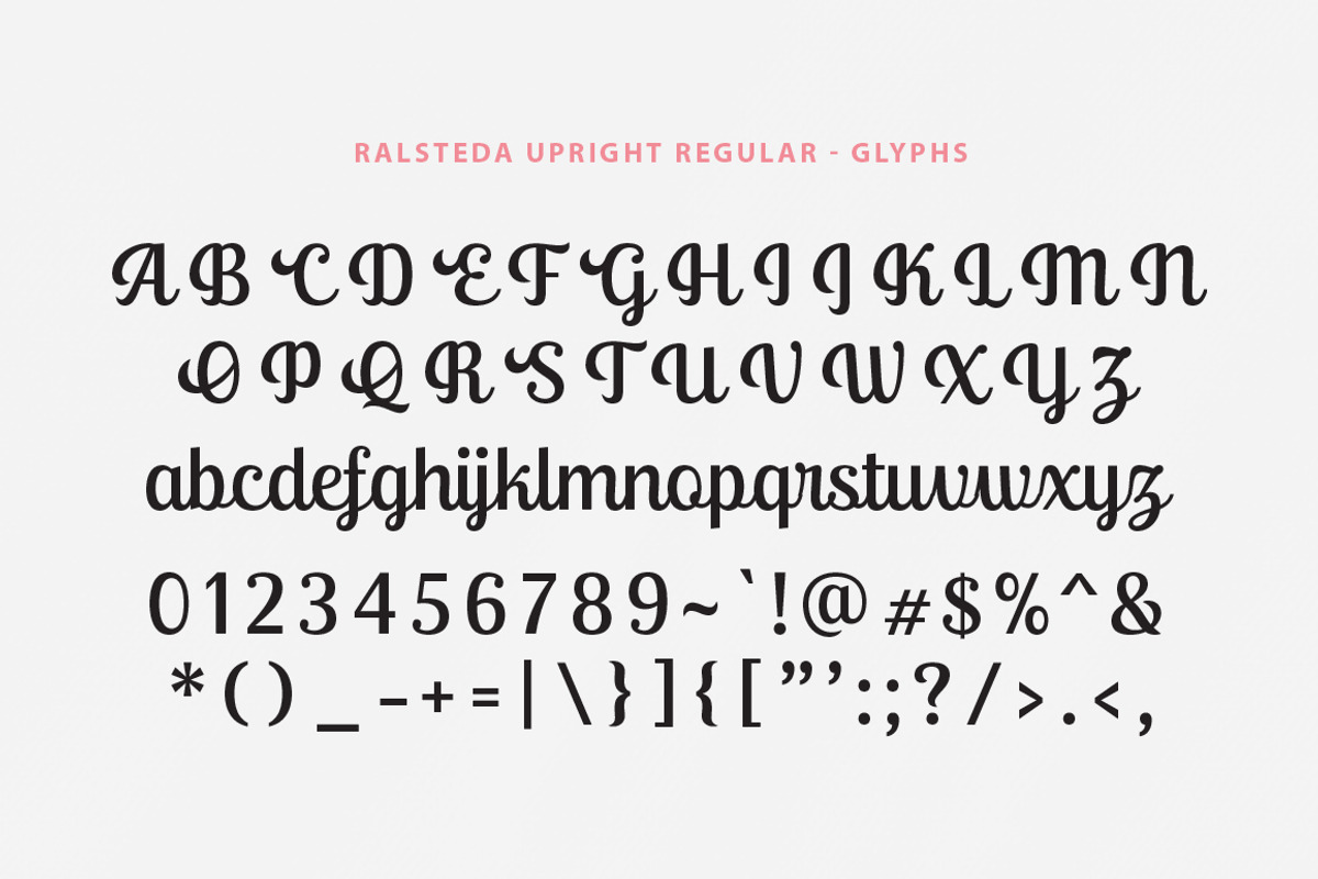Ralsteda Font Family, a Script Font by Seniors (Photo 15 of 18)