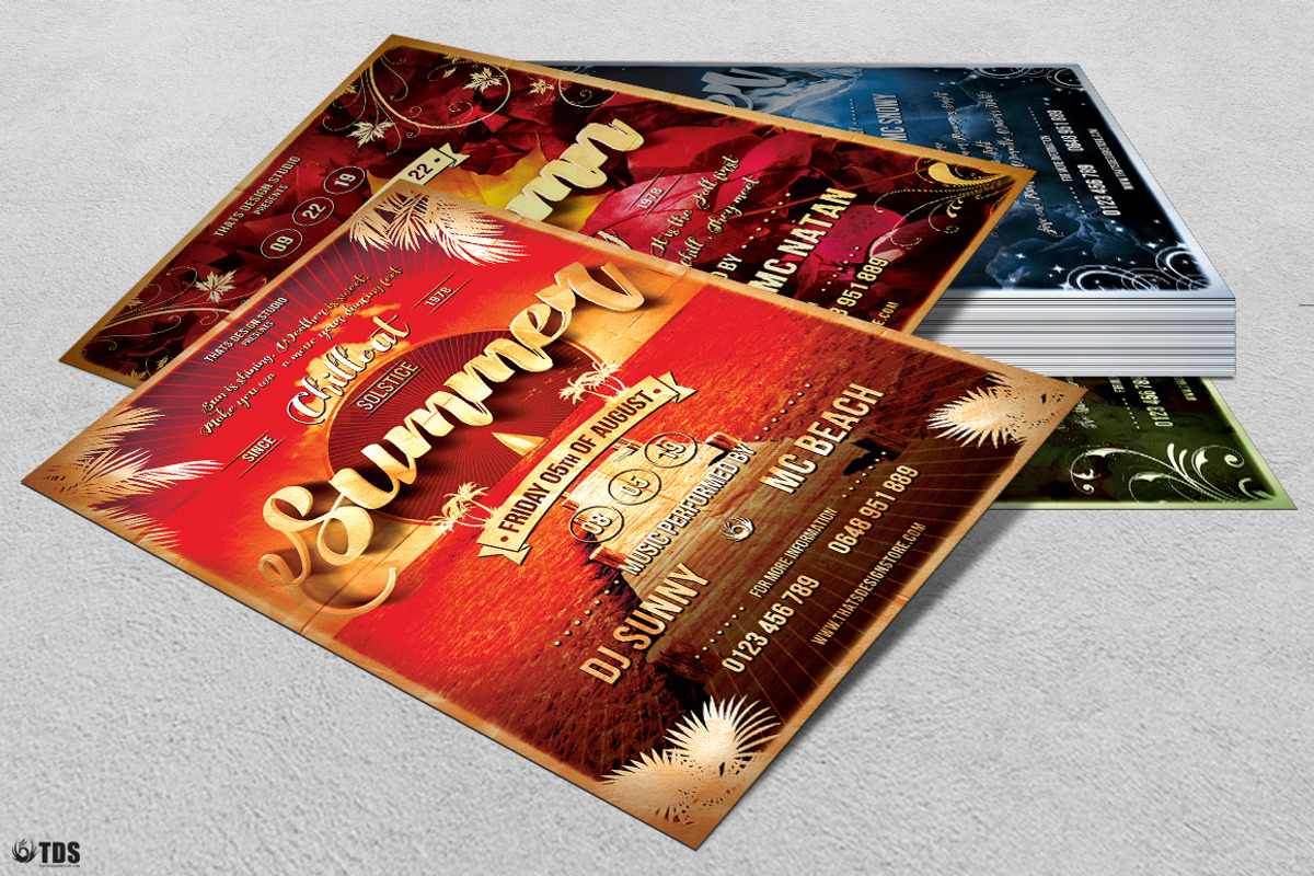 Four Seasons Flyer Bundle, a Flyer Template by ThatsDesignArt (Photo 5 of 14)