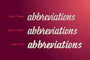 Poppy JT, a Script Font by JAM Type (Thumbnail 4 of 13)