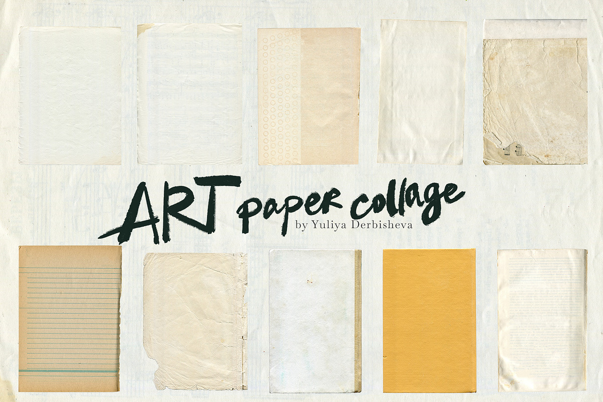 Art Paper collage element scraps, an Object Graphic by Yuliya Derbisheva (Photo 8 of 15)