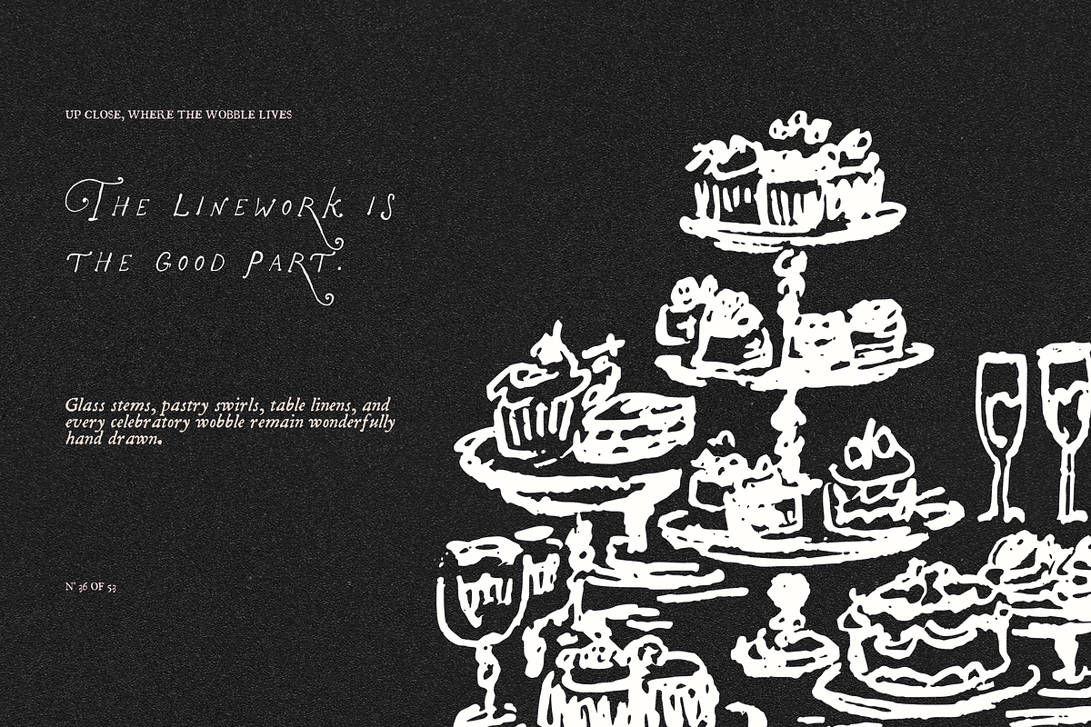 Brunch Clipart, Champagne Doodle Art, a Food Illustration by The October Creative (Photo 10 of 13)