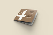 4 Fold Square Brochure Mockup, an Advertising Mockup by Illusiongraphic (Thumbnail 8 of 19)