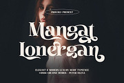 Mangat Lonergan, a Serif Font by Cruzine (Thumbnail 1 of 8)
