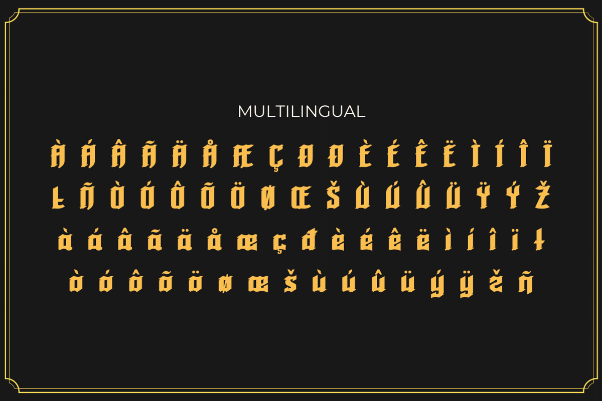 Roback, a Blackletter Font by twinstd (Photo 12 of 13)