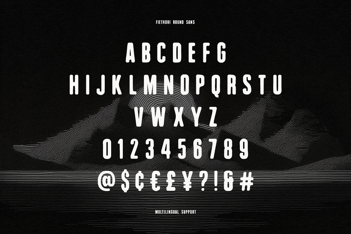 Fiethori Duo Sans Expressive Script, a Script Font by Maulana Creative (Photo 5 of 6)