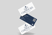 Gift Certificate Mockup, a Merchandise Mockup by Unerispace (Thumbnail 5 of 5)