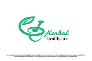 Herbal Medicine Logo Design Icon, a Branding & Logo Template by Morvana Crew