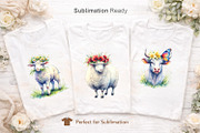 Watercolor Farm Animal PNG Bundle, an Illustration by Artnoy (Thumbnail 6 of 8)