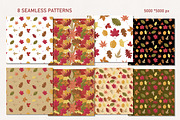 Hello Autumn — Leaves Set, an Object Graphic by Vaniuta_Art (Thumbnail 7 of 10)