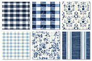 Blue Denim Seamless Digital Paper, a Texture Graphic by Dream Creation (Thumbnail 3 of 7)