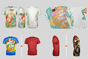 Men's Crew Neck T-Shirt Mockups, a Shirt Mockup by Go Media's Arsenal (Thumbnail 2 of 2)
