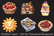 Summer Baking Clipart, an Illustration by RobertsArt (Thumbnail 6 of 7)