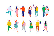 Cartoon People isometric characters, a Person Illustration by Vector_Art (Thumbnail 7 of 10)