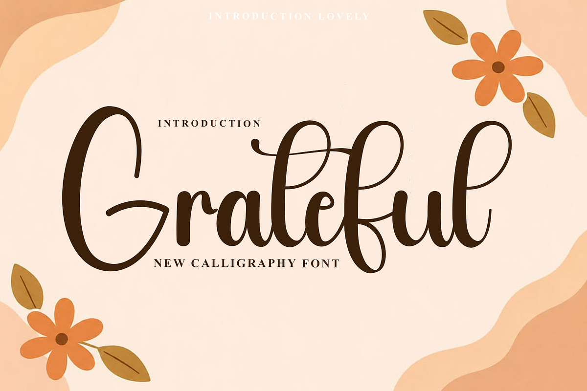 Grateful, a Handwritten Font by FreshTypeINK (Photo 1 of 8)