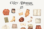 Cozy Autumn Watercolor, a Seasonal Illustration by LiChu Art (Thumbnail 9 of 20)