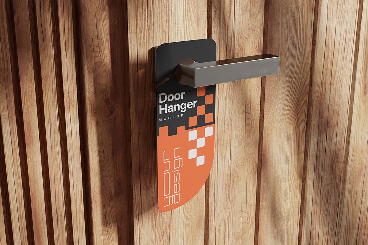 Door Hanger Mockup, a Product Mockup by Pixie Creative (Photo 4 of 4)