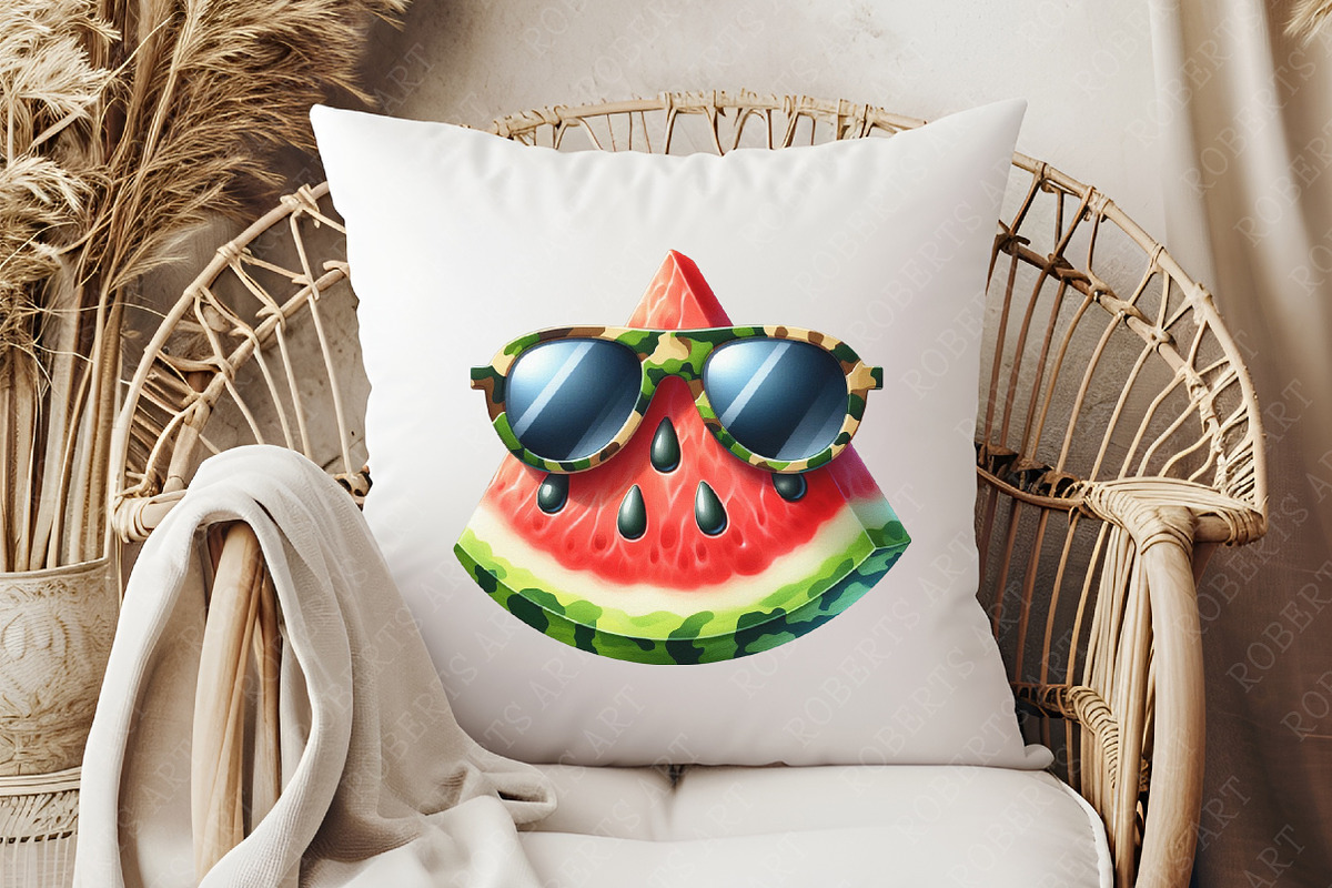 Camouflage Summer Sublimation Clipar, a Seasonal Illustration by RobertsArt (Photo 2 of 7)