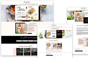 Wix Nutritionist Blog Template