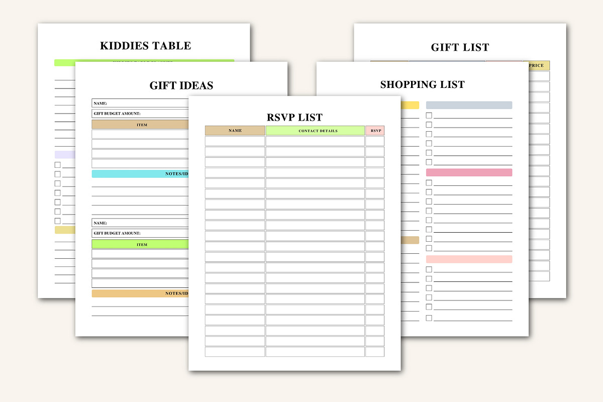 2026–2027 Event Management Planner, a Stationery Template by Designmela01 (Photo 6 of 10)