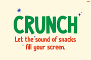 CRUNCH, a Sans Serif Font by Pinisi ART (Thumbnail 8 of 10)