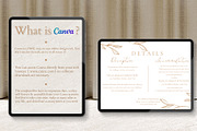 Canva Elegant* Wedding Invitation, an Invitation Template by ElladesignCo (Thumbnail 3 of 4)