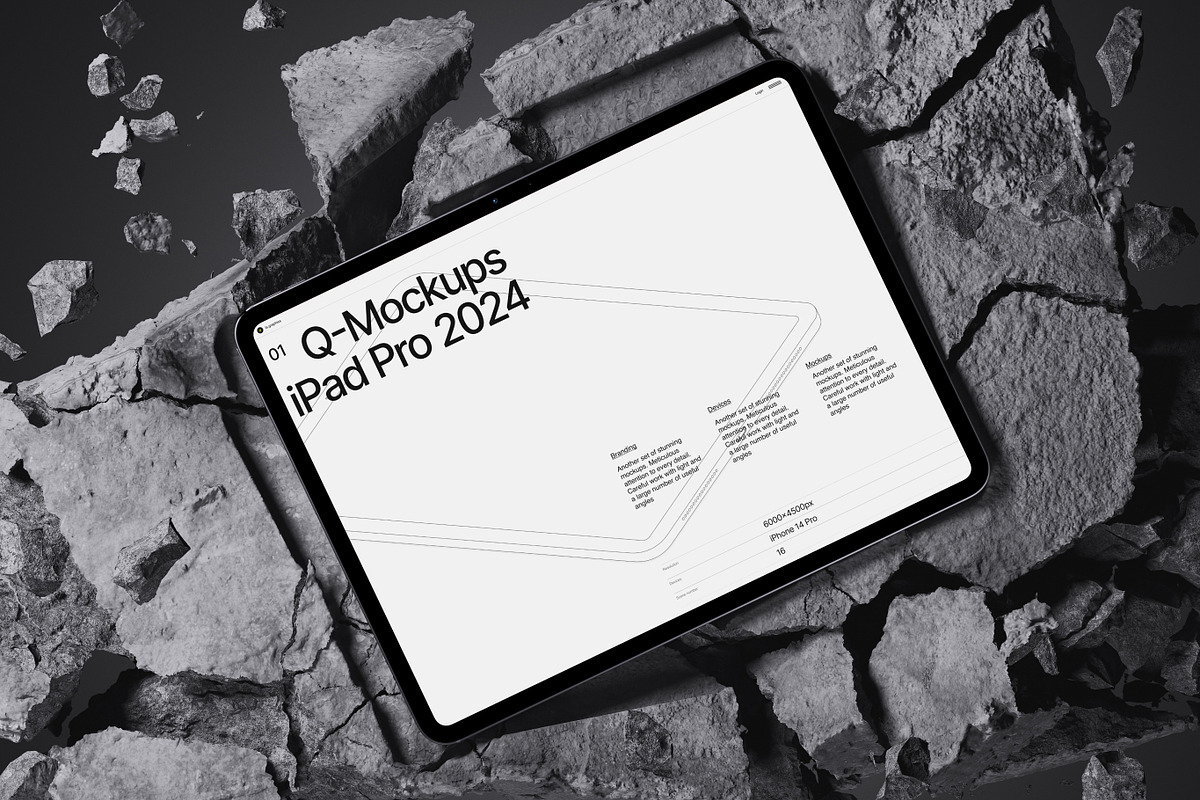 Q-Mockups: Apple Devices, an iPhone Mockup by ls.graphics (Photo 6 of 9)