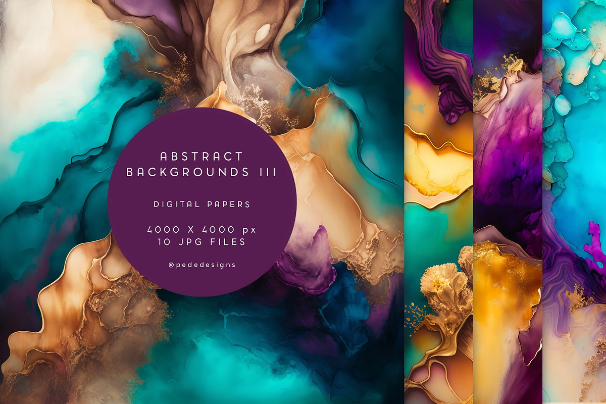 Abstract Backgrounds III, a Texture Graphic by PeDe Designs (Photo 1 of 6)
