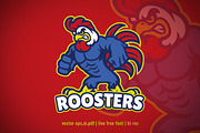 Angry Chicken Rooster Logo, a Branding & Logo Template by bazzier_graphik (Thumbnail 1 of 3)