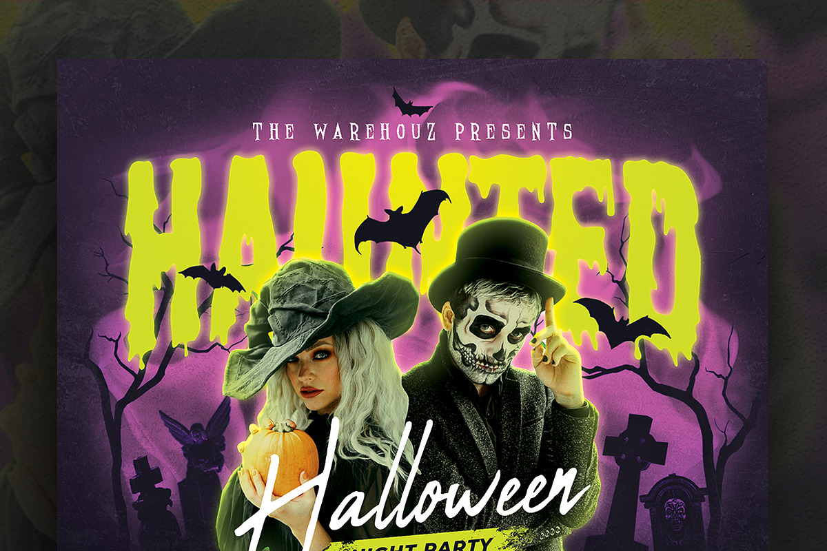 Halloween Party Flyer, a Flyer Template by Verazo (Photo 2 of 2)