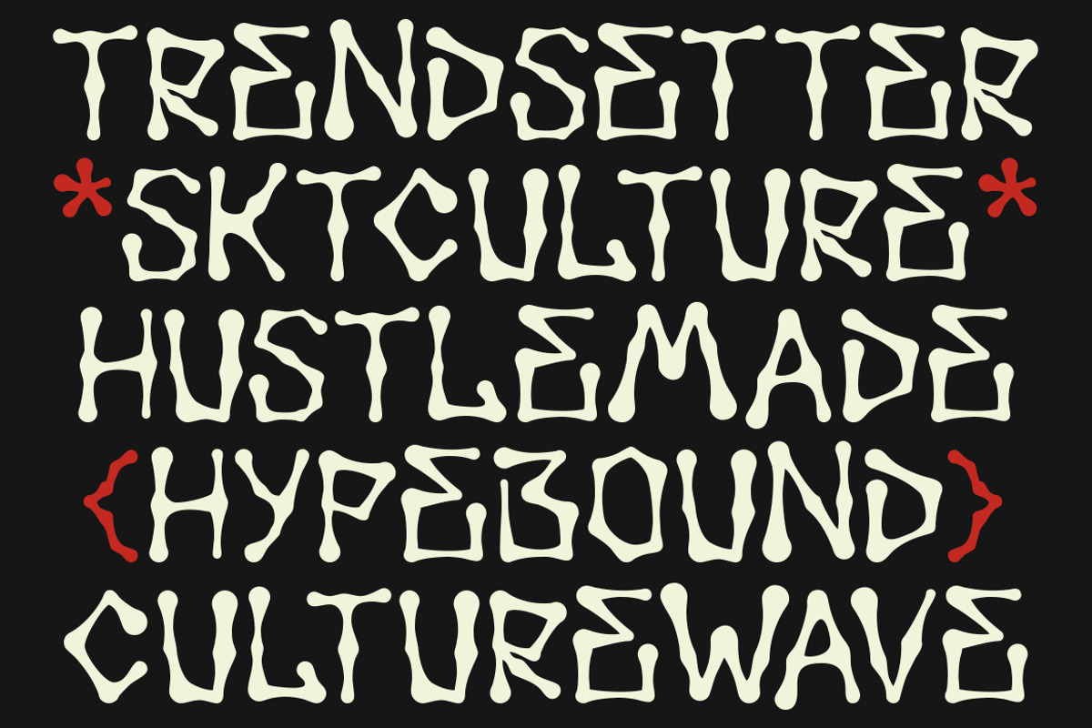 GF Zodiac - Display Font, a Font by GroovyFontCo (Photo 2 of 7)