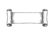 Retro Handcrafted Banner Clipart, an Illustration by balal (Thumbnail 8 of 10)