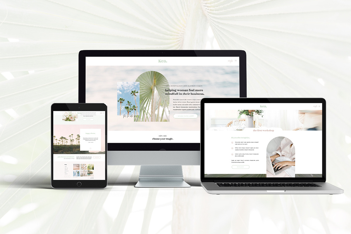 Kea - Showit website template, a Websites & App Template by StudioMHilarius (Photo 1 of 4)
