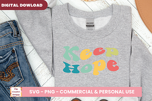 Keep Hope SVG Cut Files