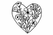 Romantic Floral Heart Laser Cut, an Illustration by Designs_River (Thumbnail 7 of 10)