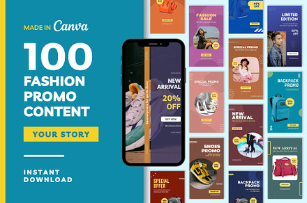 Fashion Sale Content Story Template