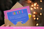 Colorful Thank You Card, a Card Template by SunshineStudioBoutique (Thumbnail 7 of 10)