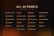 Fire Twitch & Kick Panels, an Object Graphic by Gear Store (Thumbnail 3 of 7)