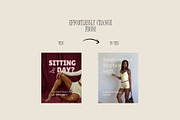 Pink & Burgundy Instagram Templates, a Social Media Template by Row Creative (Thumbnail 11 of 11)
