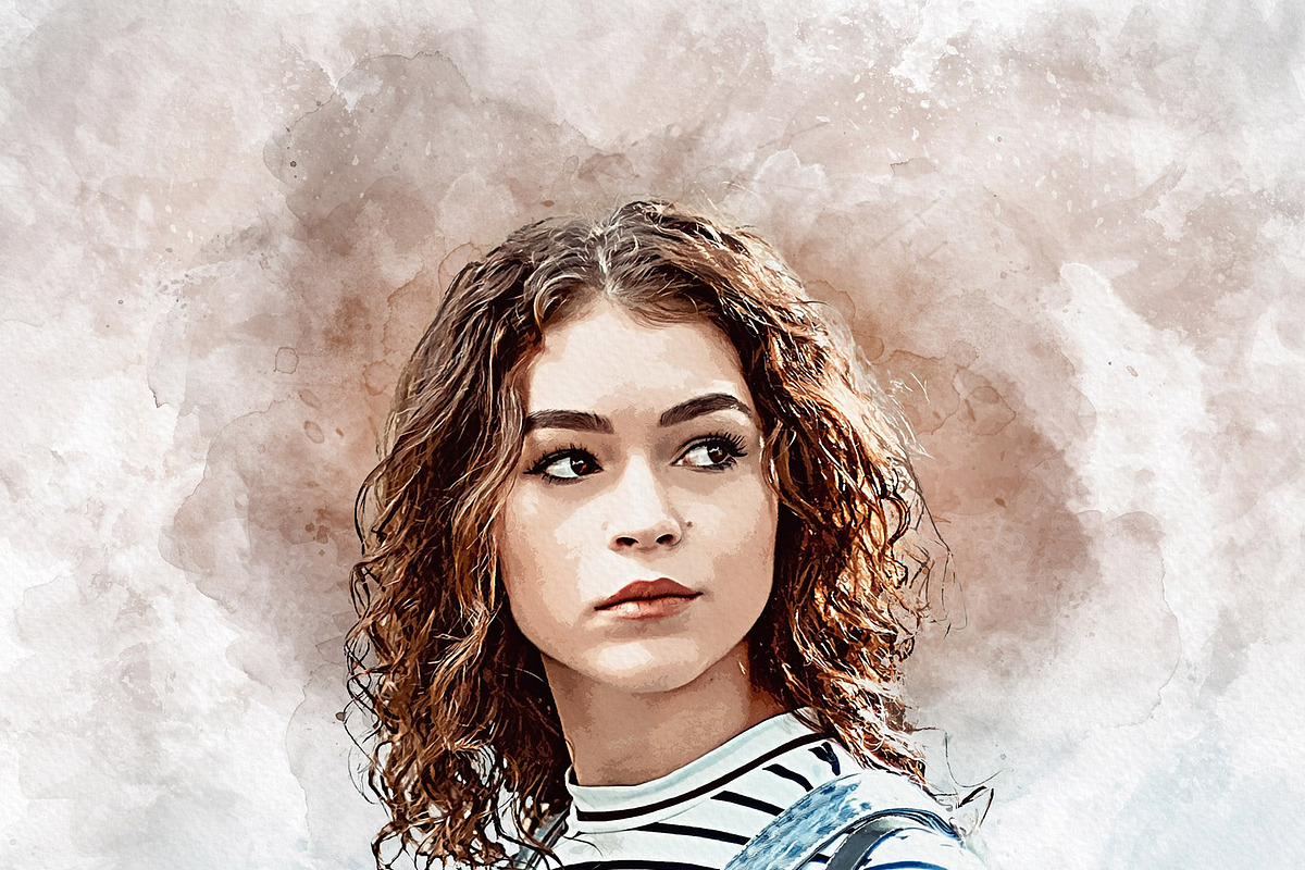 Editable Portrait Effect, an Action Add-On by Photoshop Action (Photo 4 of 15)