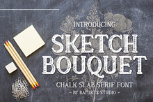 Sketch Bouquet Chalk Font
