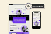 Squarespace website template, a Squarespace Template by Ciel Lumiere (Thumbnail 6 of 11)