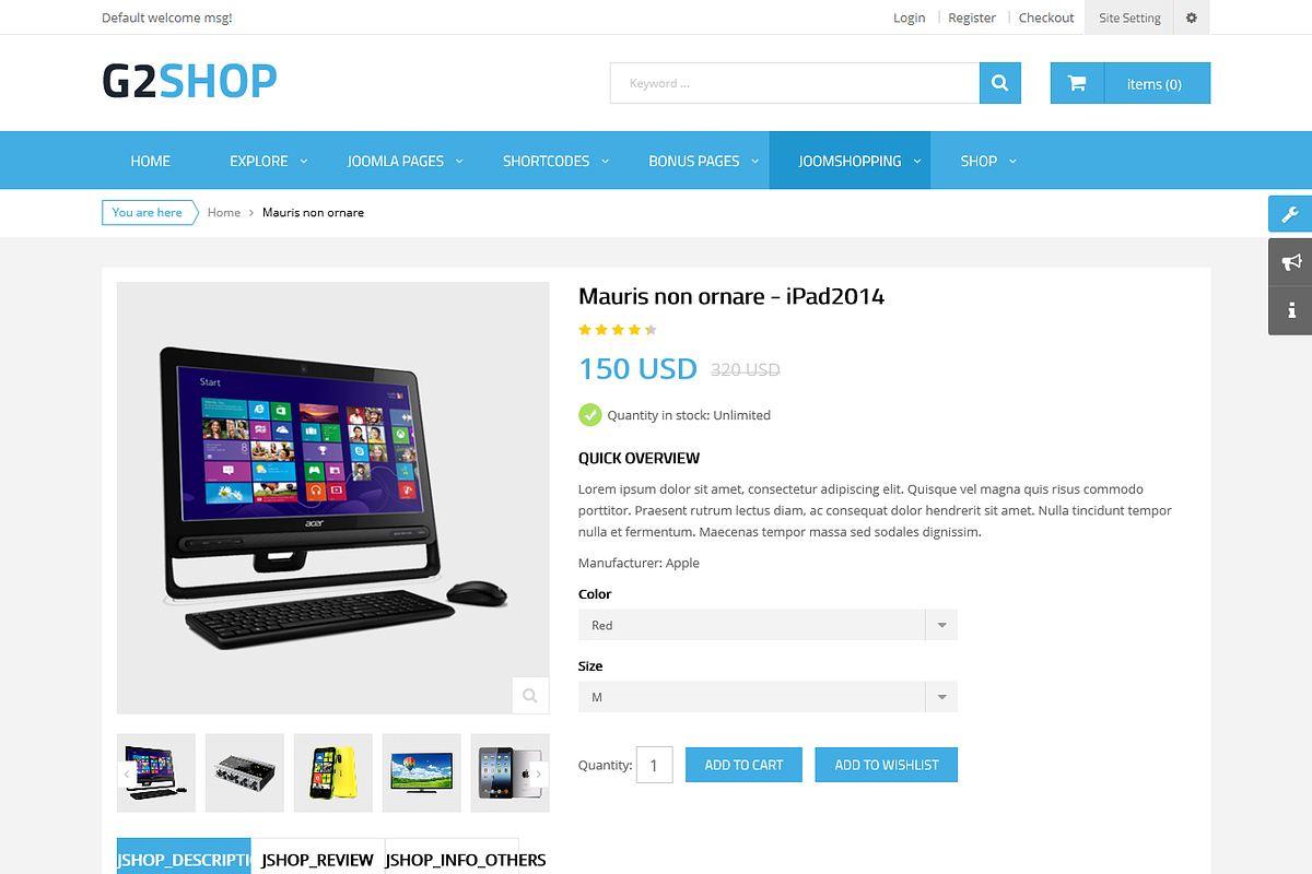 SJ G2Shop - Multipurpose Template, a Websites & App Template by YouTech (Photo 4 of 5)