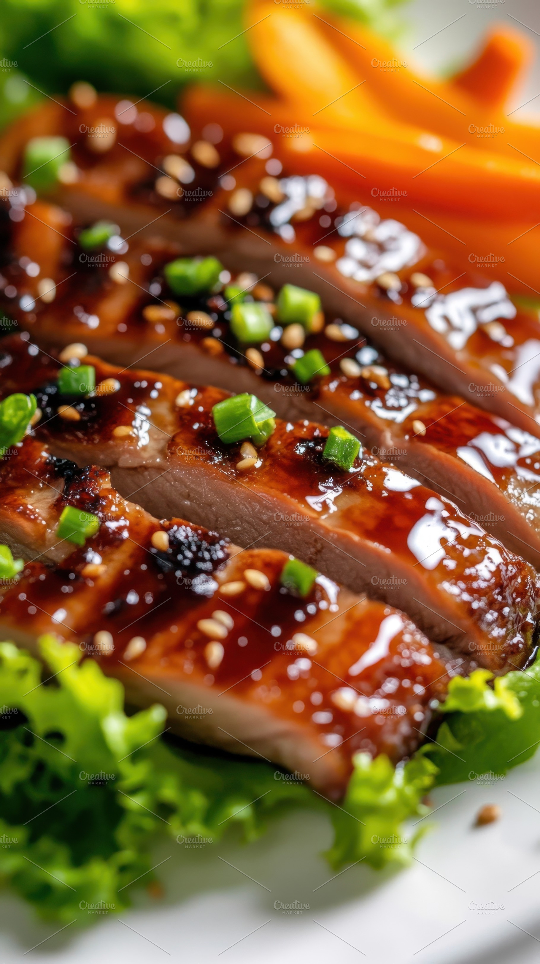 Delicious grilled chicken with glaze, a Photo by Beautiful things
