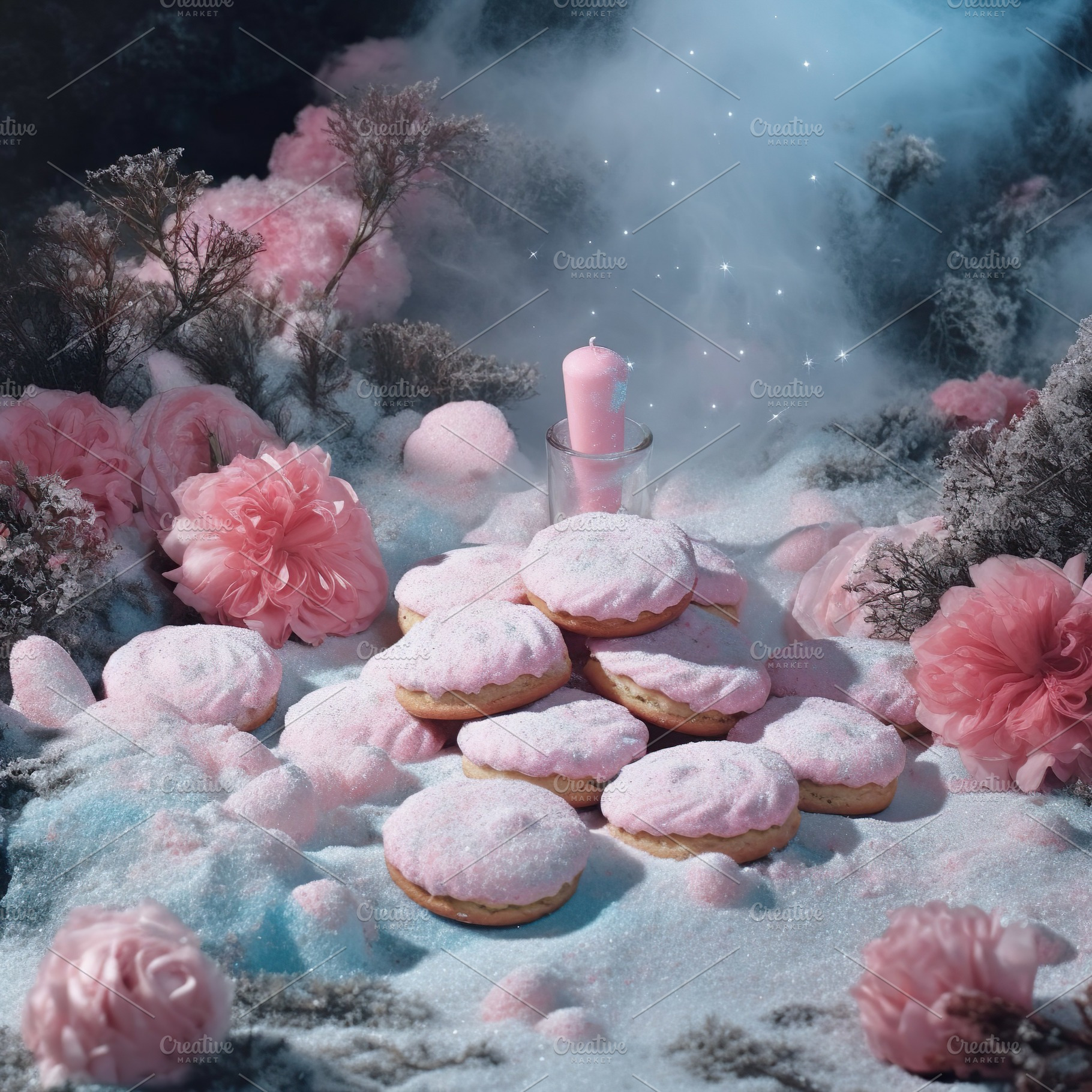 Pink Frosted Cookie Fantasy, a Food & Drink Photo by k.tay