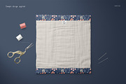 Burp Cloth Mockup Set, a Hat Mockup by creatsy5 (Thumbnail 3 of 12)